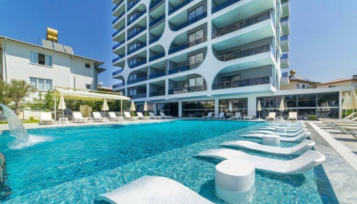 продажа квартиры 1+1 с ремонтом в Махмутларе, Аланья