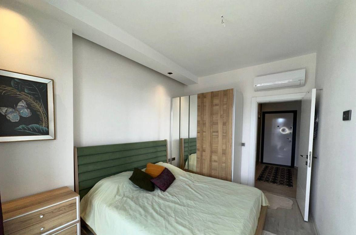 продажа квартиры 1+1 с ремонтом в Махмутларе, Аланья