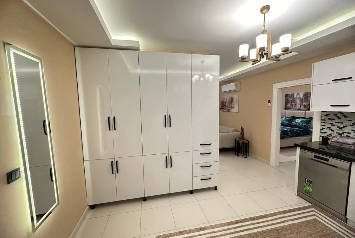 продажа квартиры 1+1 в Махмутларе, Аланья