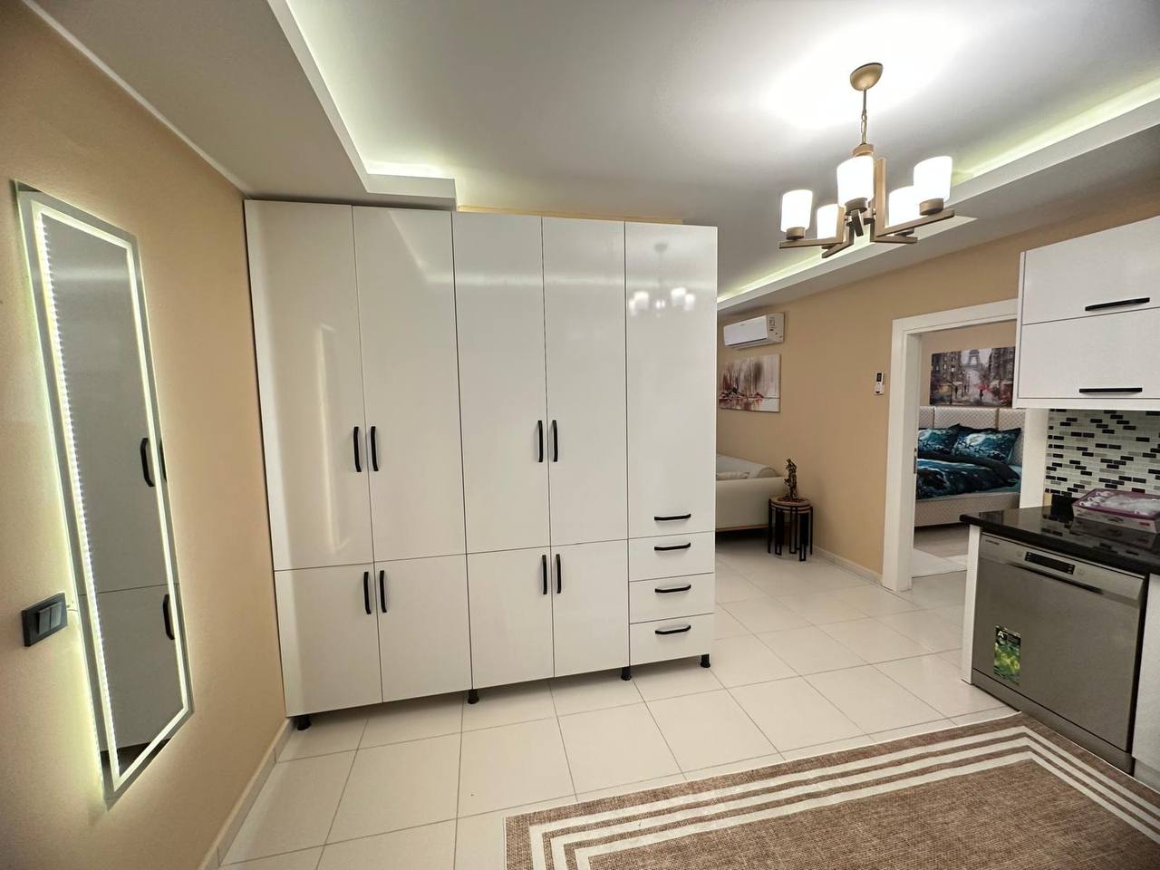 продажа квартиры 1+1 в Махмутларе, Аланья
