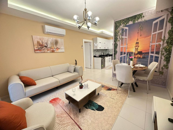 продажа квартиры 1+1 в Махмутларе, Аланья