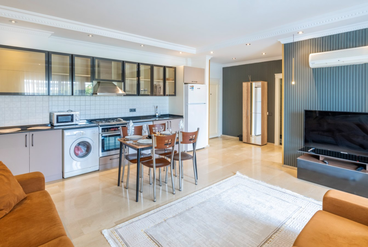 продажа стильных апартаментов в открытом районе Аланьи