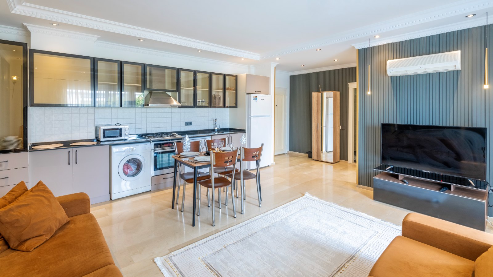 продажа стильных апартаментов в открытом районе Аланьи