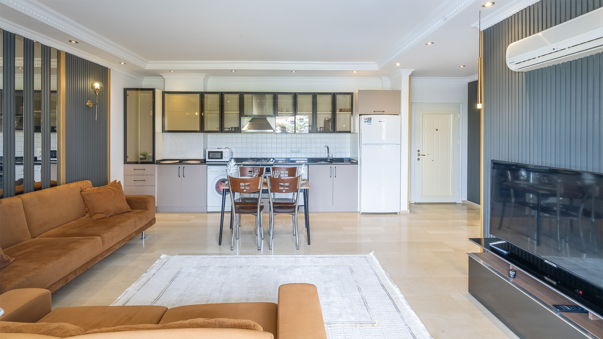 продажа стильных апартаментов в открытом районе Аланьи