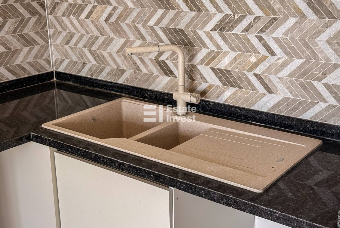 продажа квартиры 1+1 с видом на море, Аланья