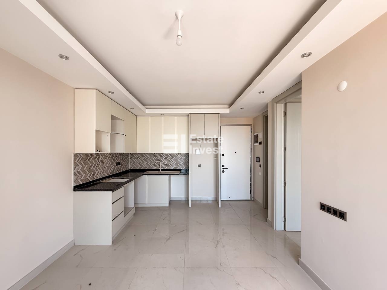 продажа квартиры 1+1 с видом на море, Аланья