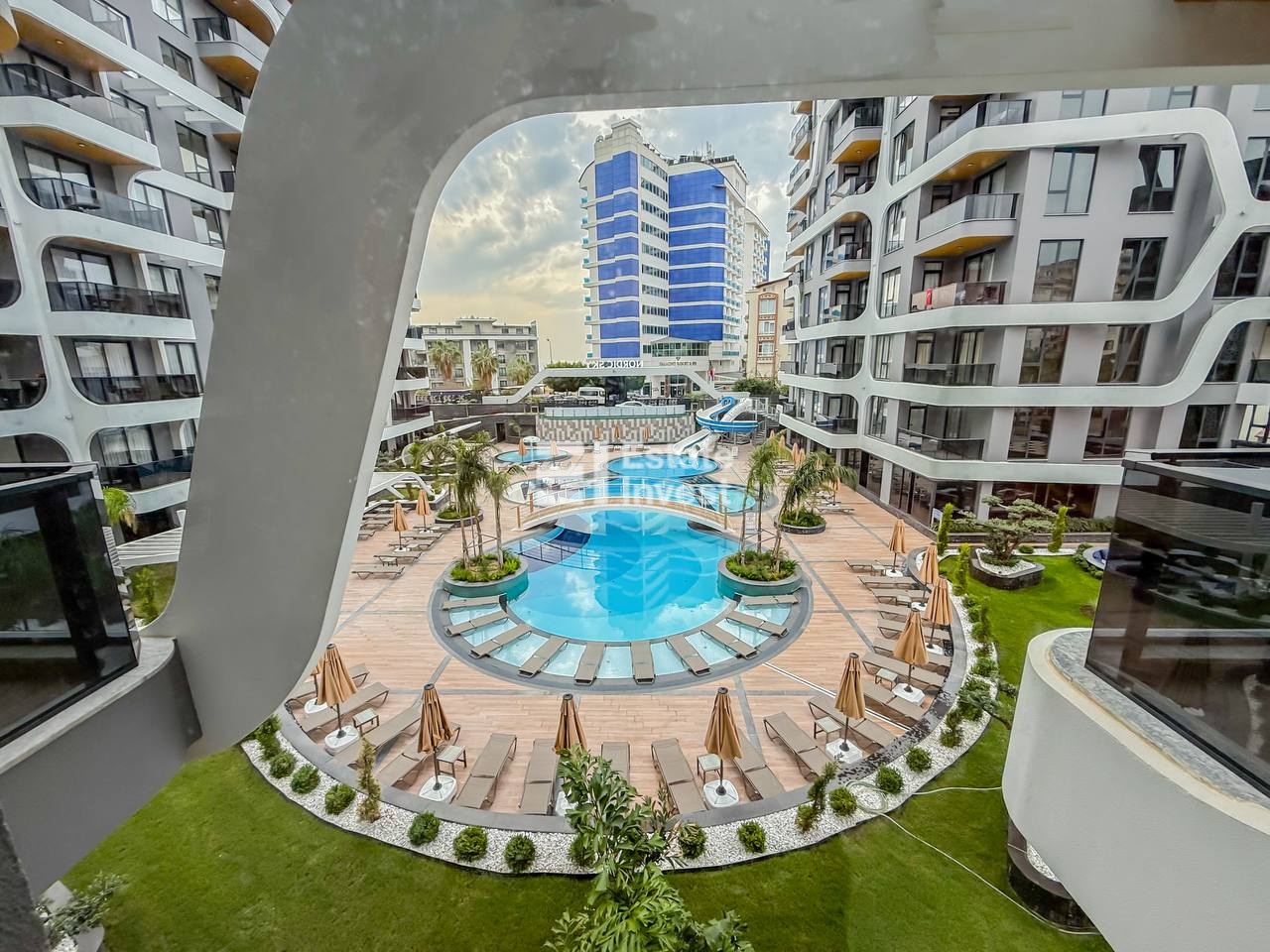 продажа квартиры 1+1 в Аланьи, полная инфраструктура комплекса