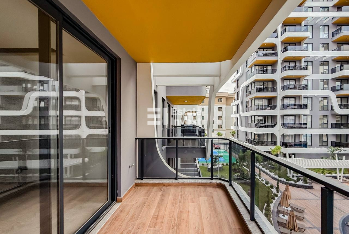 продажа квартиры 1+1 в Аланьи, полная инфраструктура комплекса