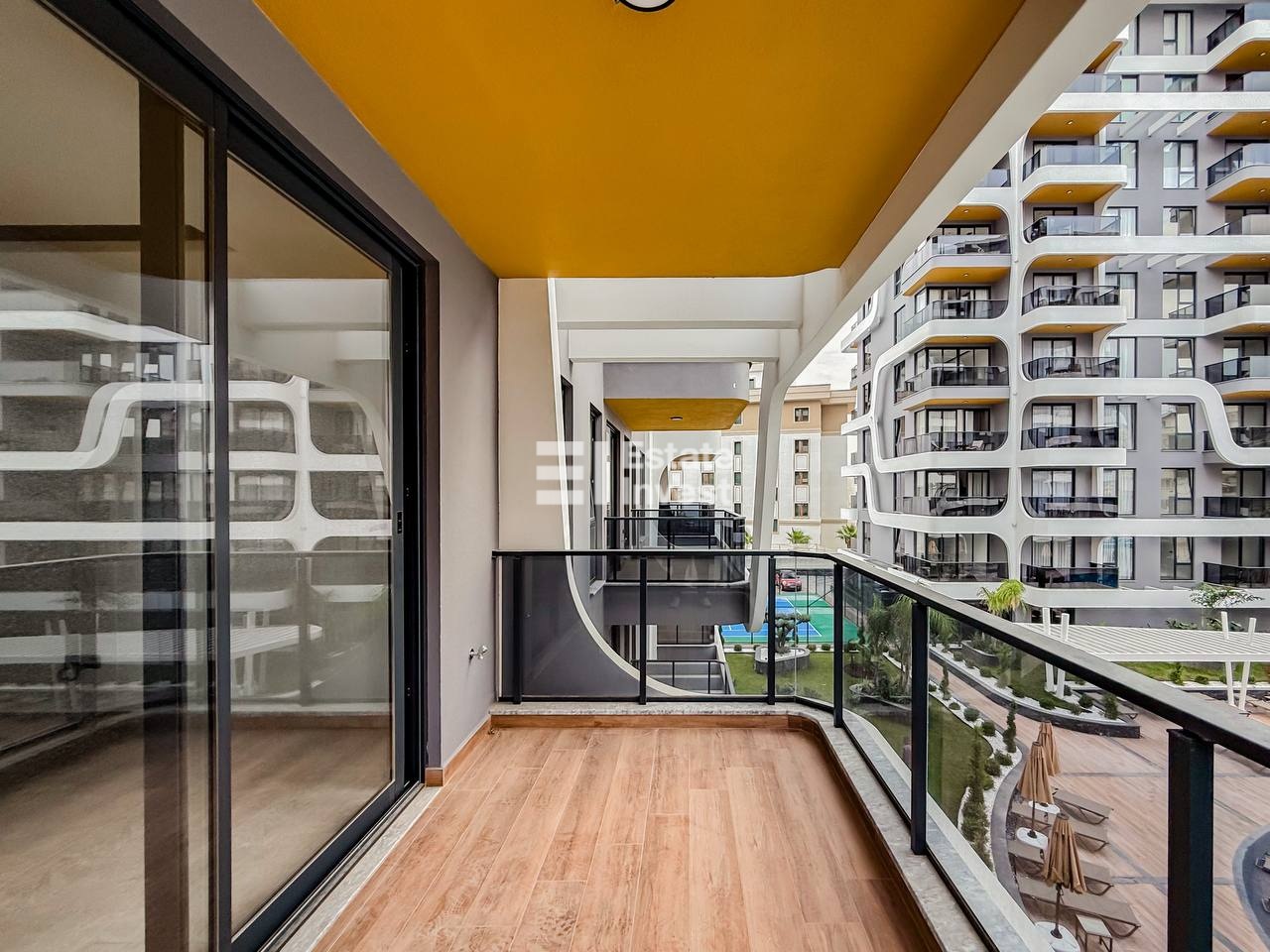 продажа квартиры 1+1 в Аланьи, полная инфраструктура комплекса