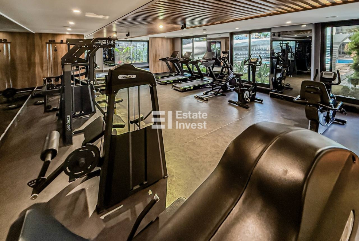 продажа квартиры 1+1 в Аланьи, полная инфраструктура комплекса