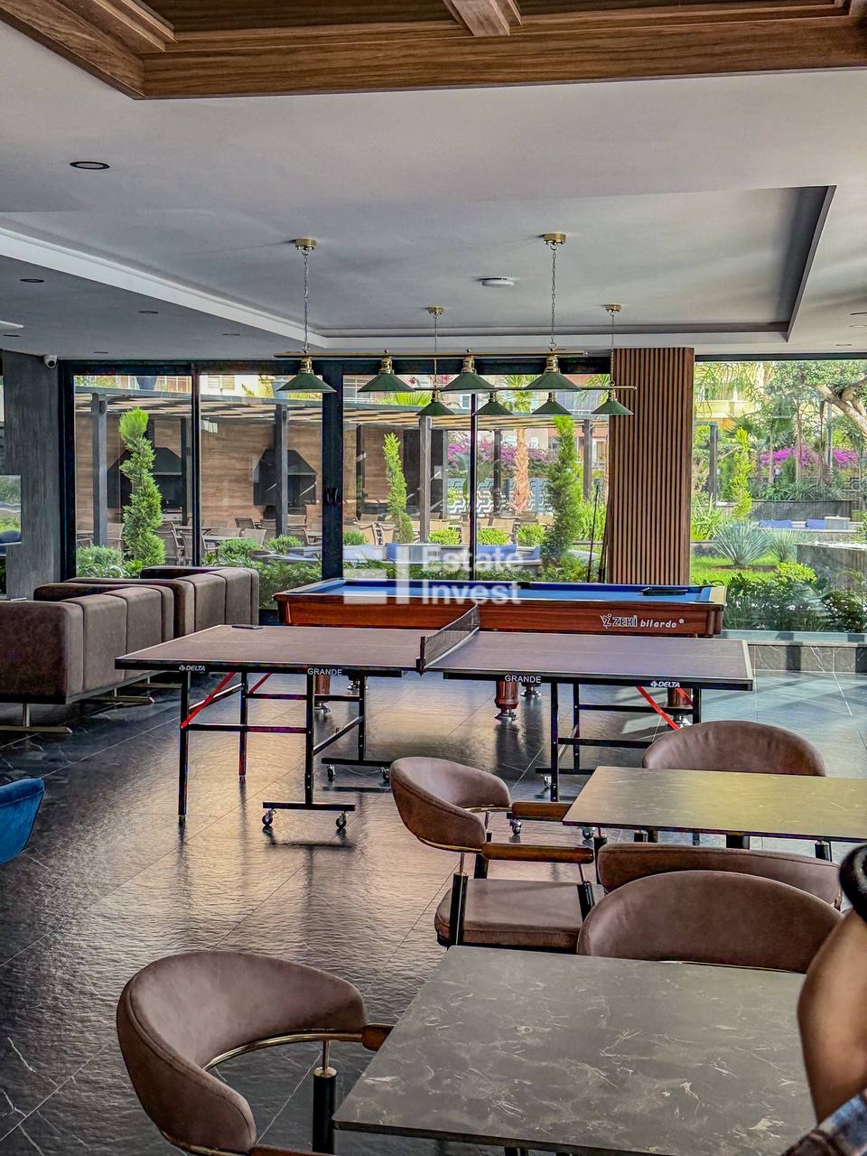 продажа квартиры 1+1 в Аланьи, полная инфраструктура комплекса