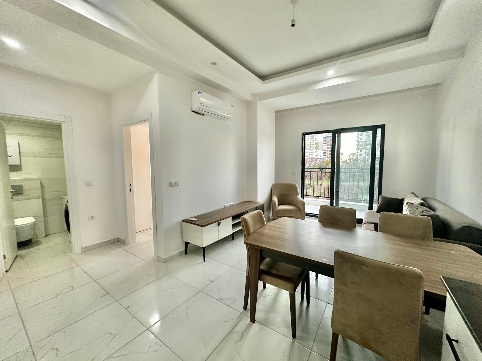 купить квартиру 1+1 с мебелью и техникой, Аланья