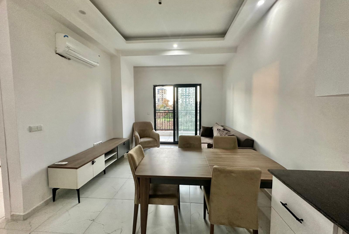 купить квартиру 1+1 с мебелью и техникой, Аланья