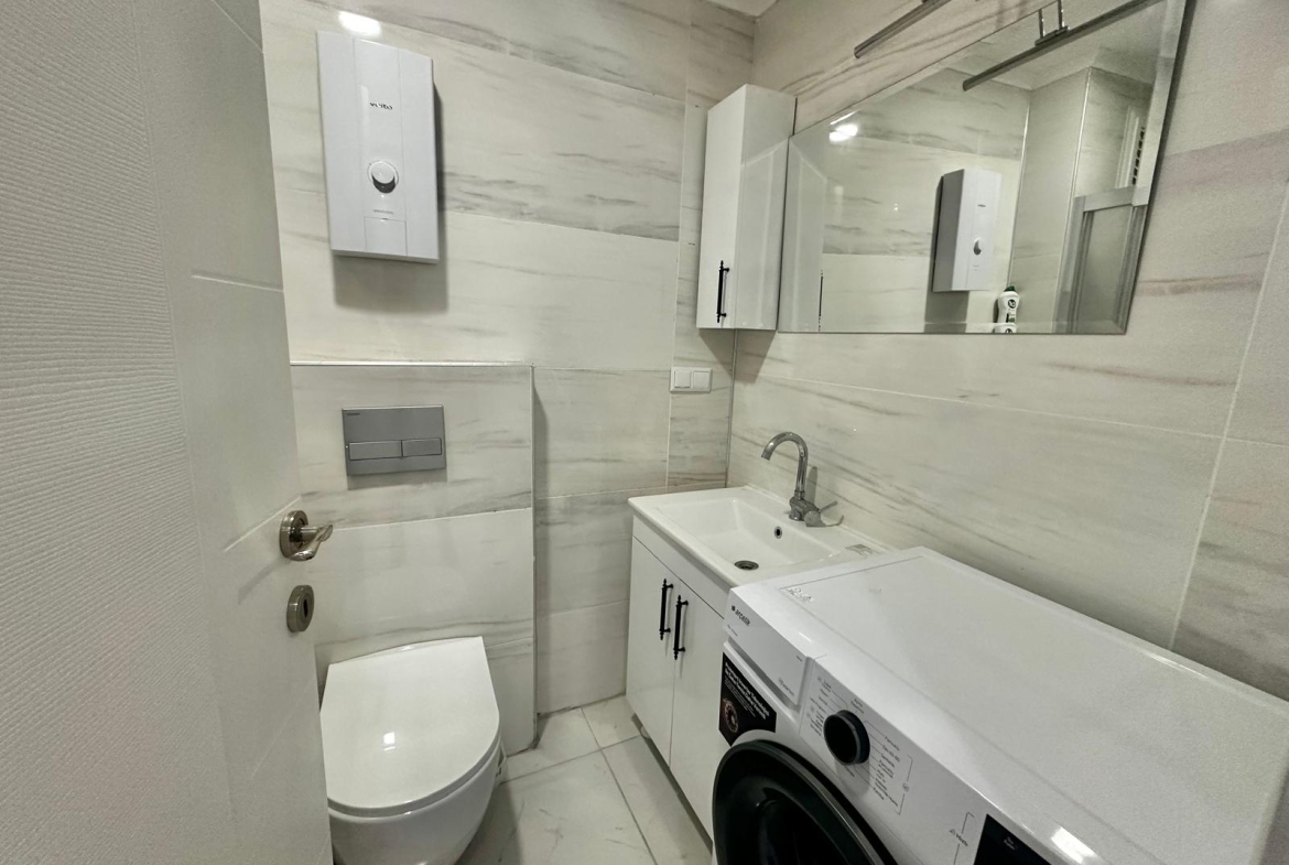 купить квартиру 1+1 с мебелью и техникой, Аланья