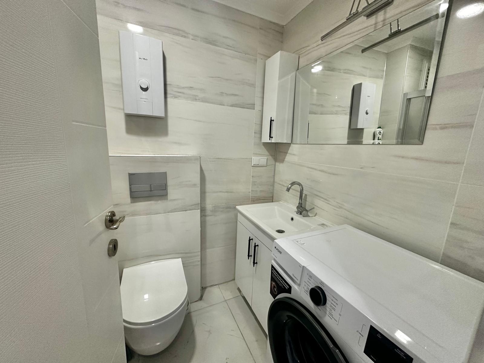 купить квартиру 1+1 с мебелью и техникой, Аланья