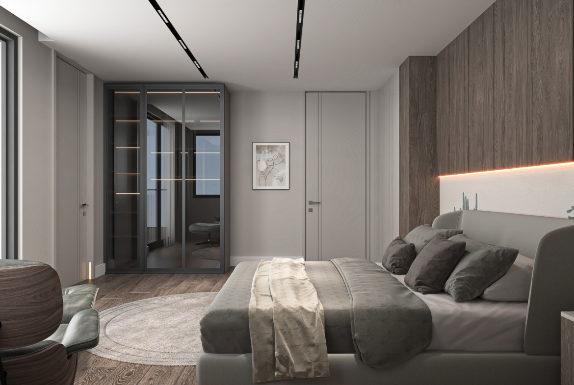 дуплекс 3+1 в новом комплексе, центр Антальи