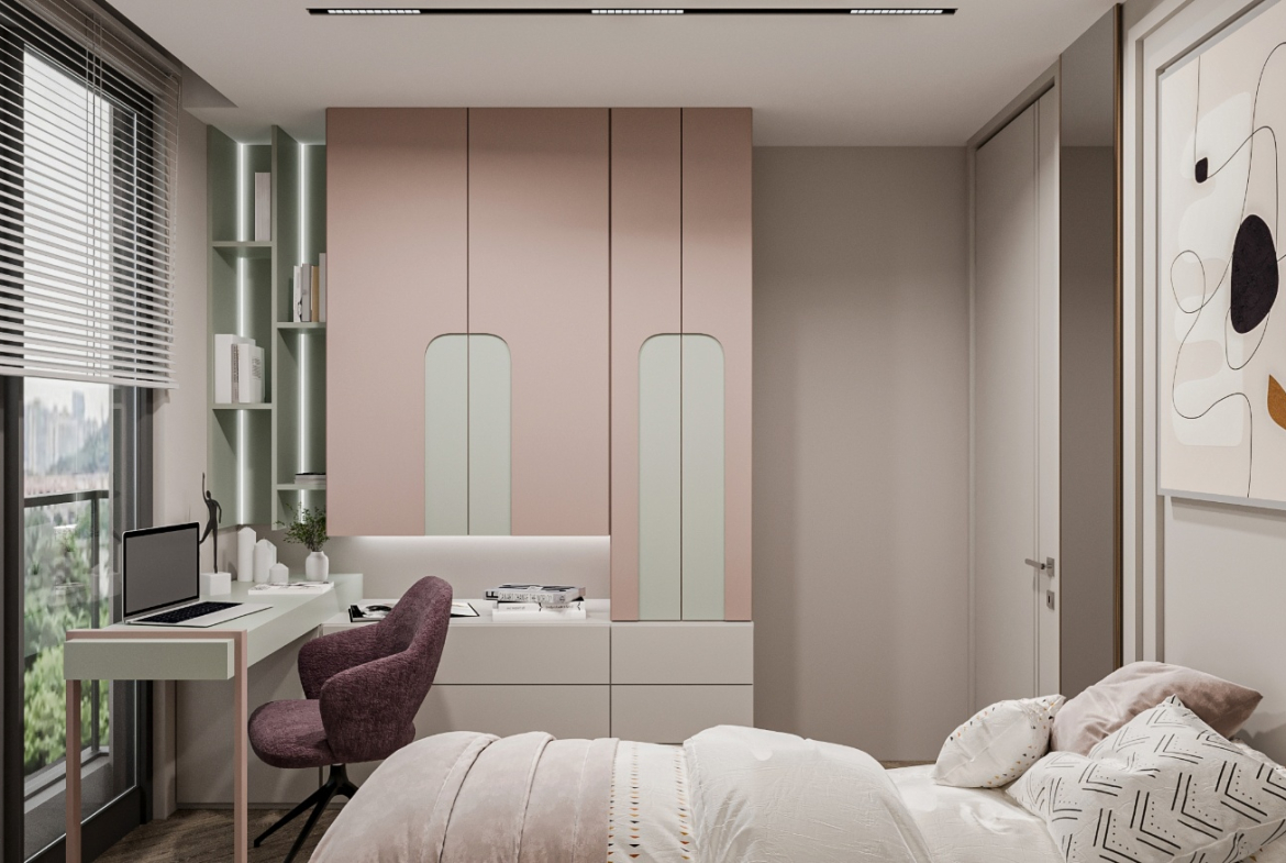 квартира 2+1 в строящемся комплексе, Анталья