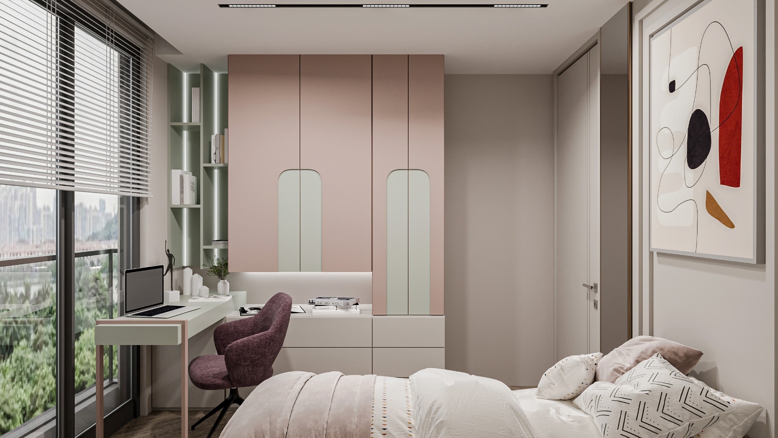 квартира 2+1 в строящемся комплексе, Анталья