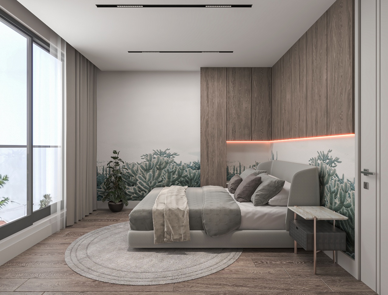 дуплекс 3+1 в новом комплексе, центр Антальи