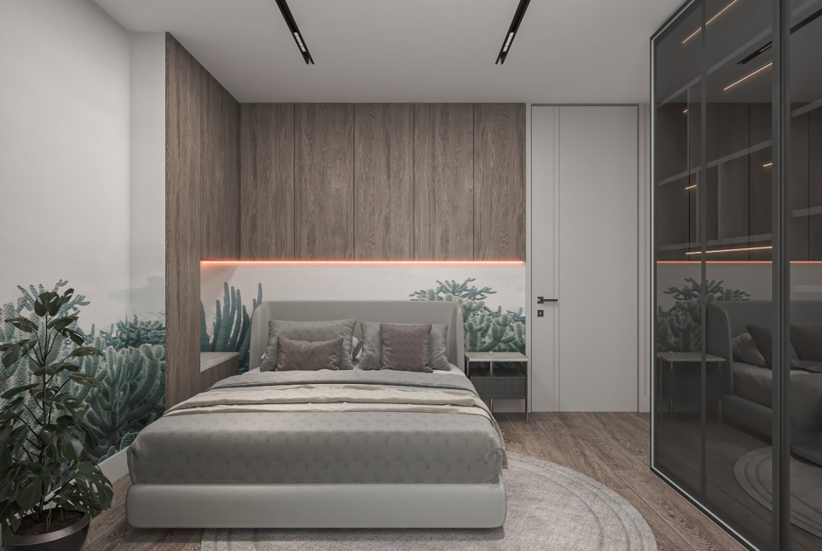 дуплекс 3+1 в новом комплексе, центр Антальи