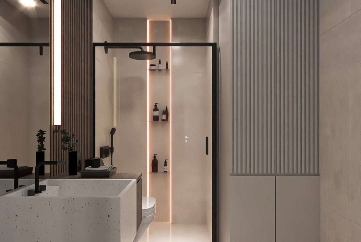 дуплекс 3+1 в новом комплексе, центр Антальи