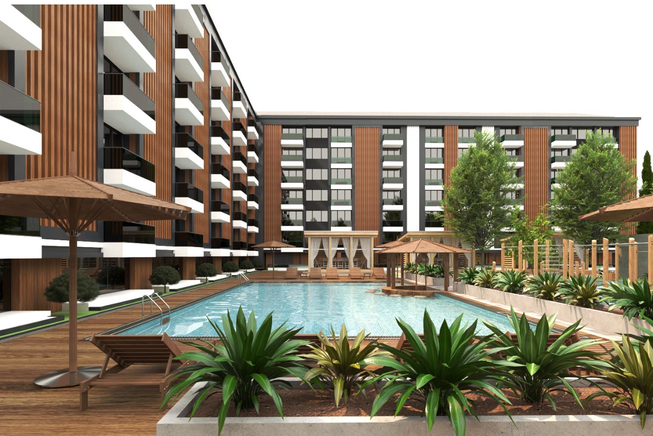 продажа квартиры-студии от застройщика, Анталья