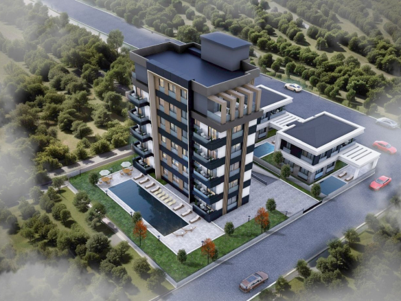 квартира в строящемся компле5ксе Антальи