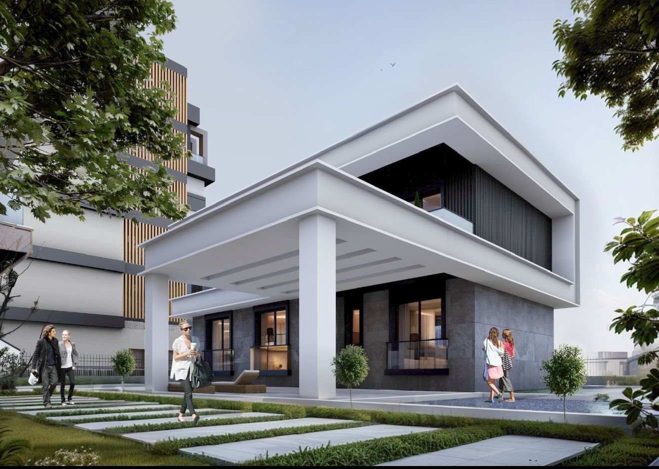 квартира в строящемся компле5ксе Антальи