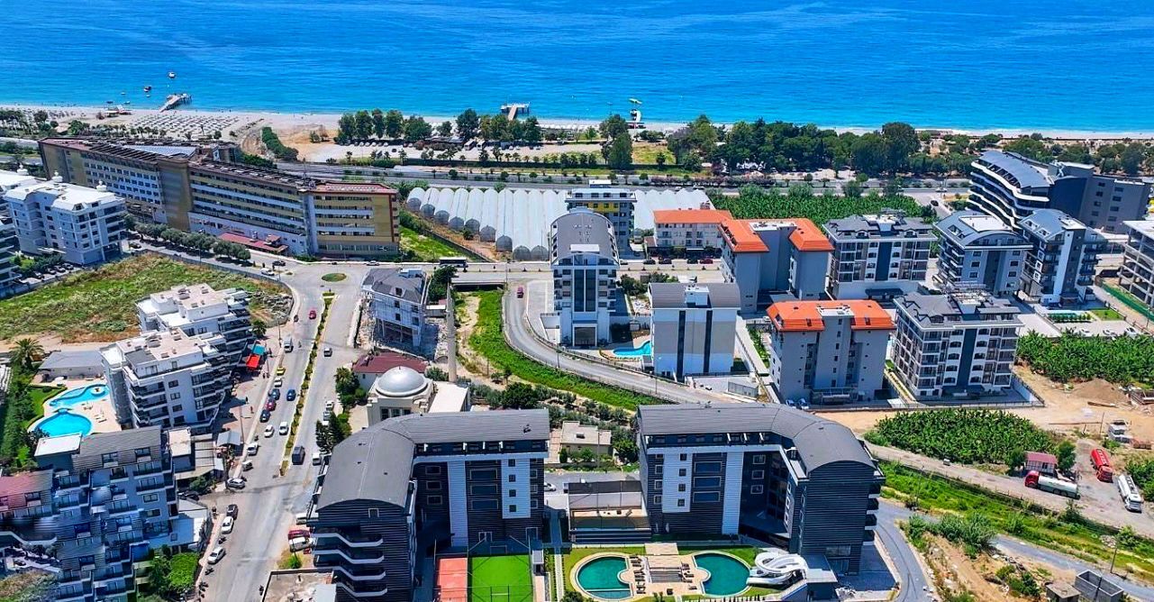 11 продажа квартиры 1+1 возле моря, Аланья