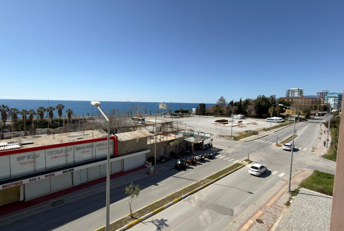 продажа квартиры 1+1 на первой линии моря, Алания