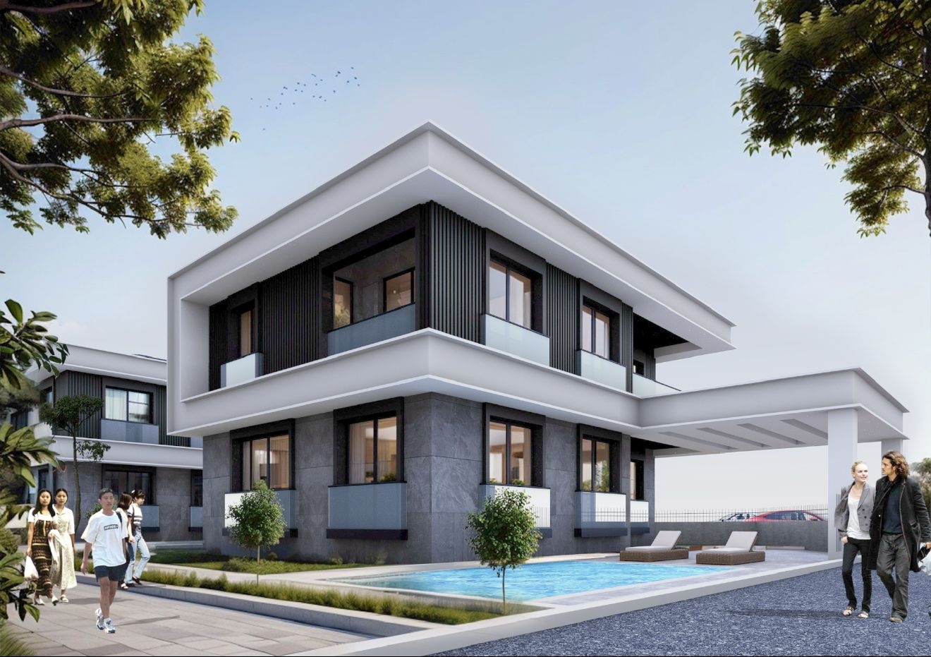 квартира в строящемся компле5ксе Антальи