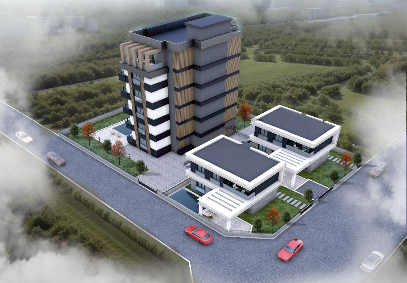 квартира в строящемся компле5ксе Антальи