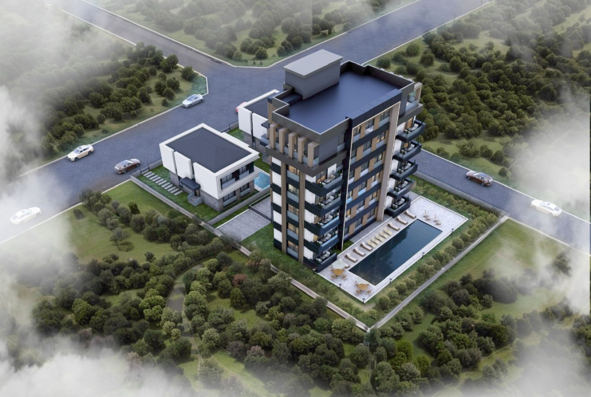 квартира в строящемся компле5ксе Антальи