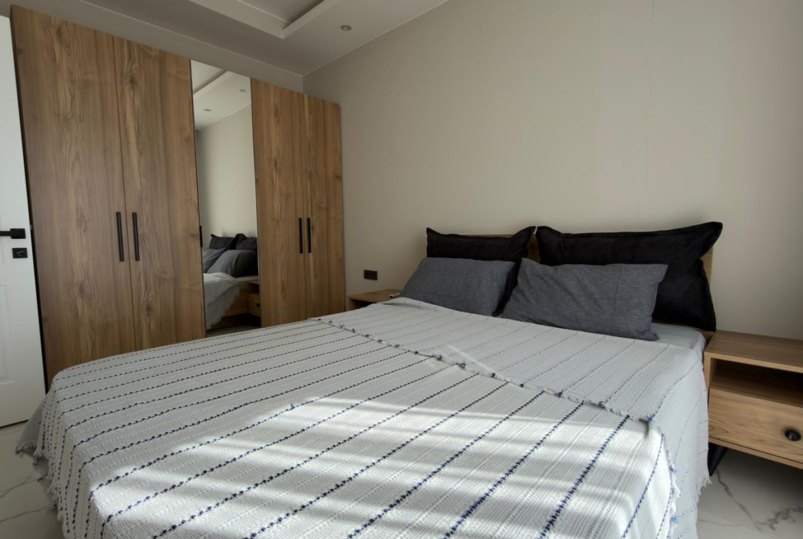 продажа квартиры 1+1 на первой линии моря, Алания