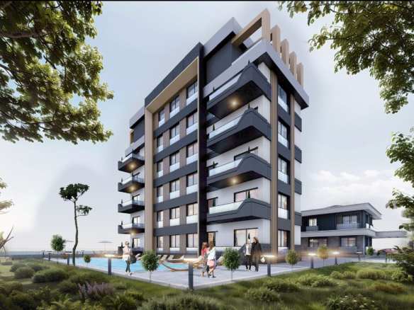 квартира в строящемся компле5ксе Антальи