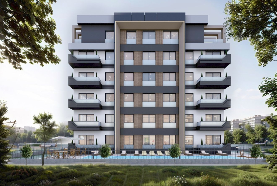 квартира в строящемся компле5ксе Антальи