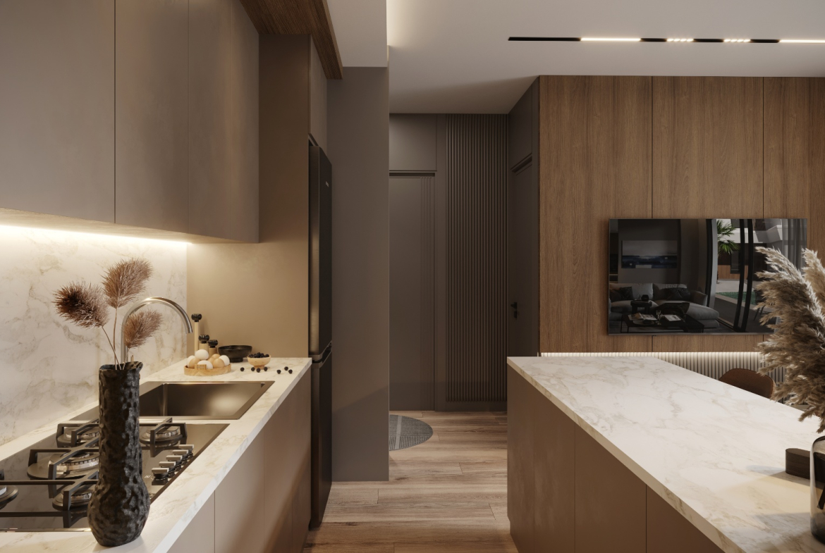 продажа квартиры в комплексе с инфраструктурой 5*, Анталья