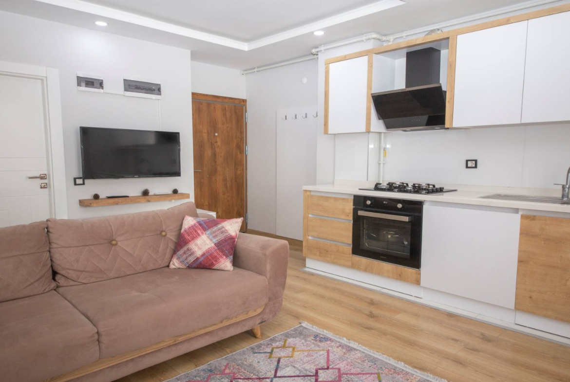 квартира 1+1 в комплексе у моря, Анталья