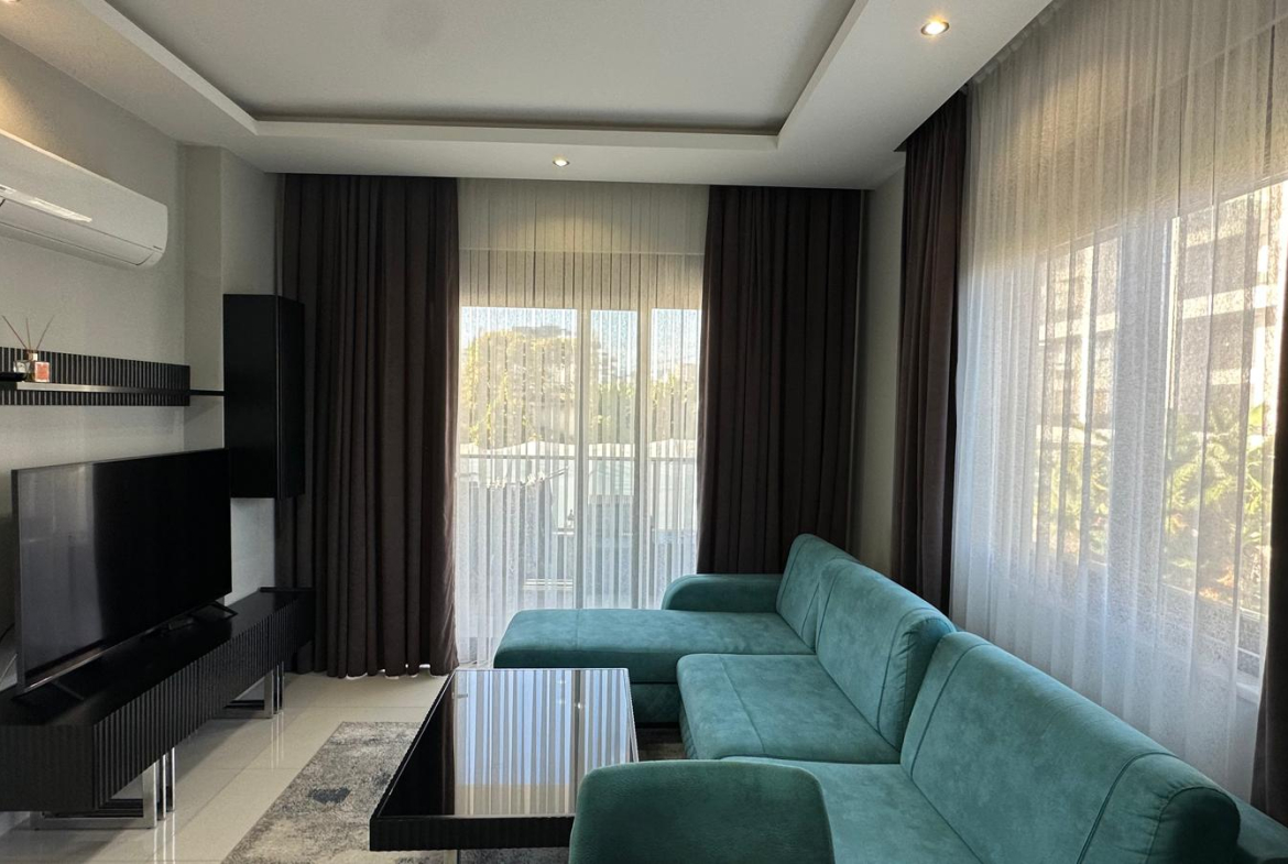 меблированная квартира в комплексе у моря, Алания