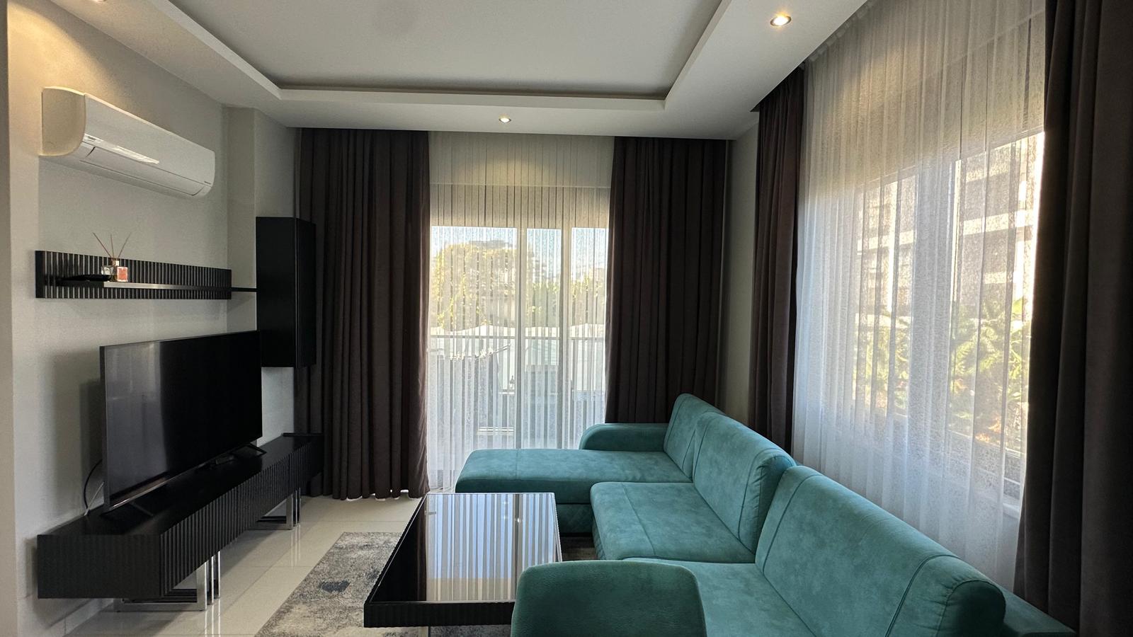 меблированная квартира в комплексе у моря, Алания