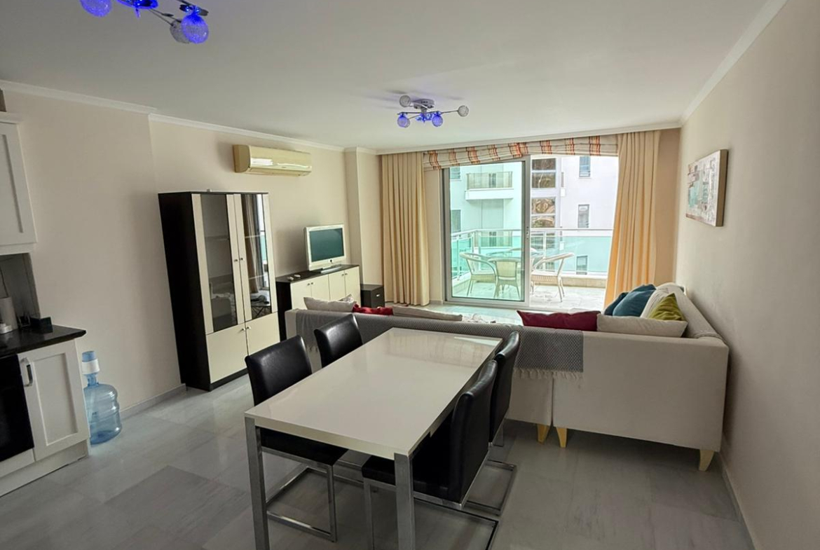 продажа квартиры в комплексе на берегу моря, Аланья