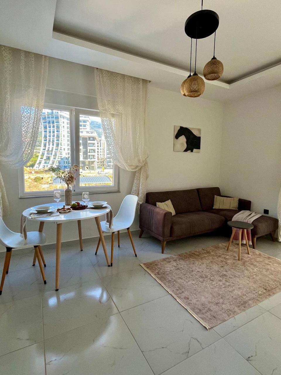 продажа квартиры 1+1 с мебелью в Махмутларе