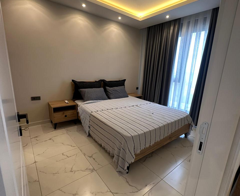 квартира 1+1 в Алании с видом на море