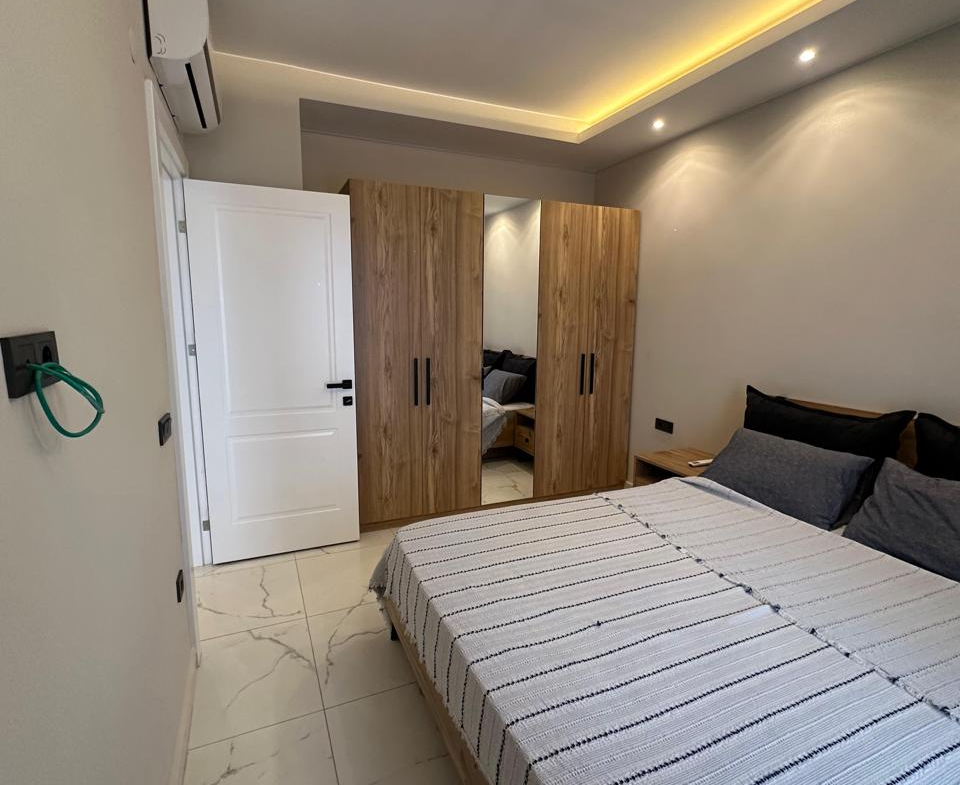 квартира 1+1 в Алании с видом на море