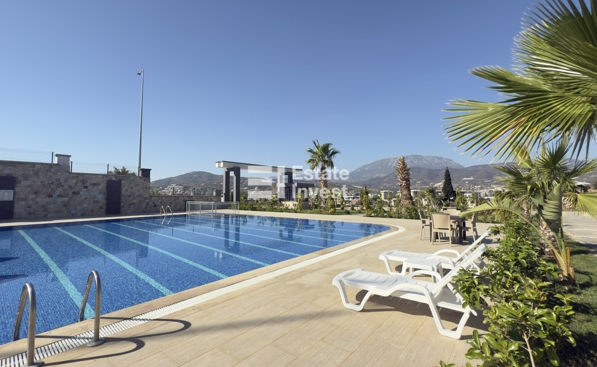 продажа квартиры 1+1 в районе Демирташ, Аланья