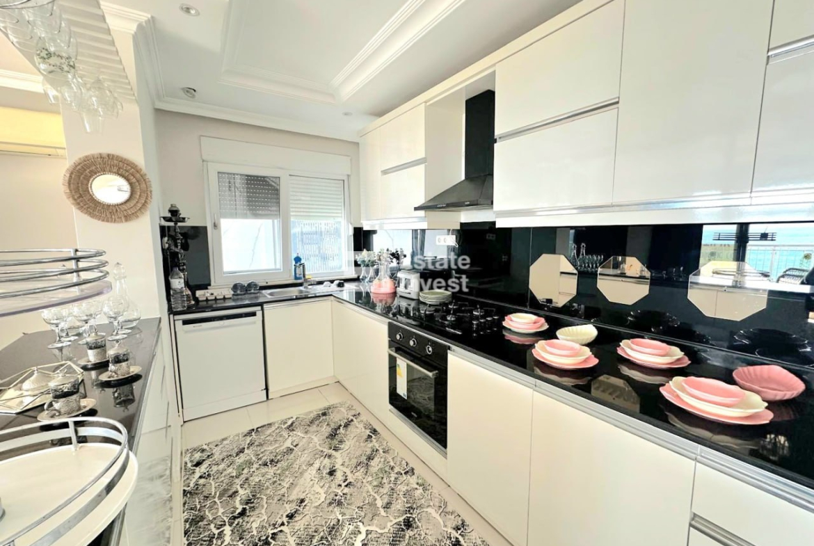 дуплекс в комплексе на берегу моря, Аланья