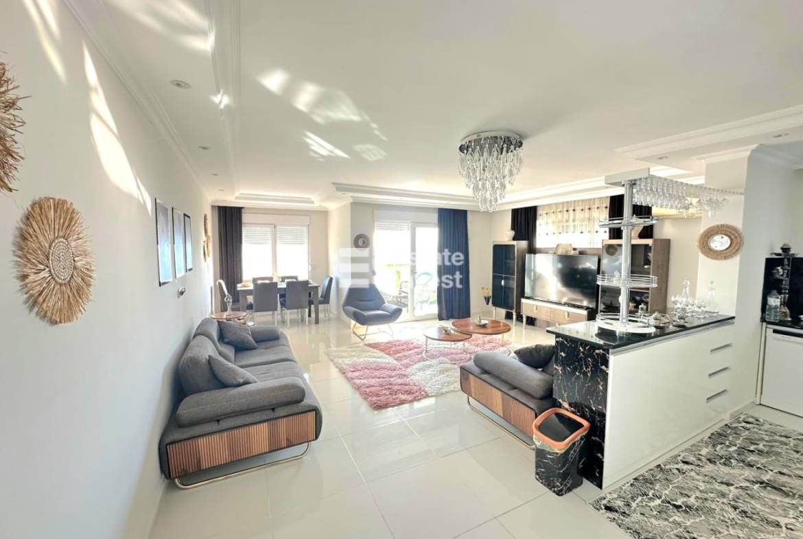 дуплекс в комплексе на берегу моря, Аланья