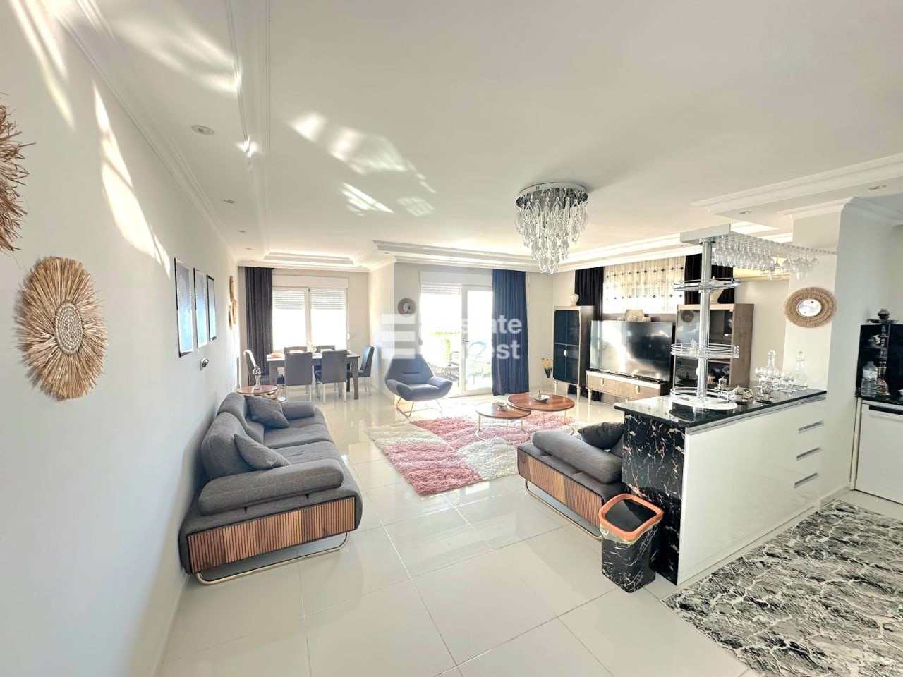 дуплекс в комплексе на берегу моря, Аланья