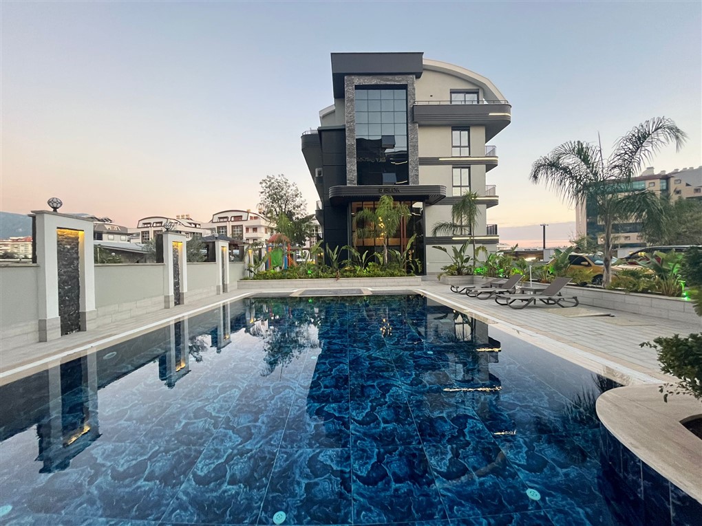 продажа укомплектованной квартиры 1+1 в районе Оба