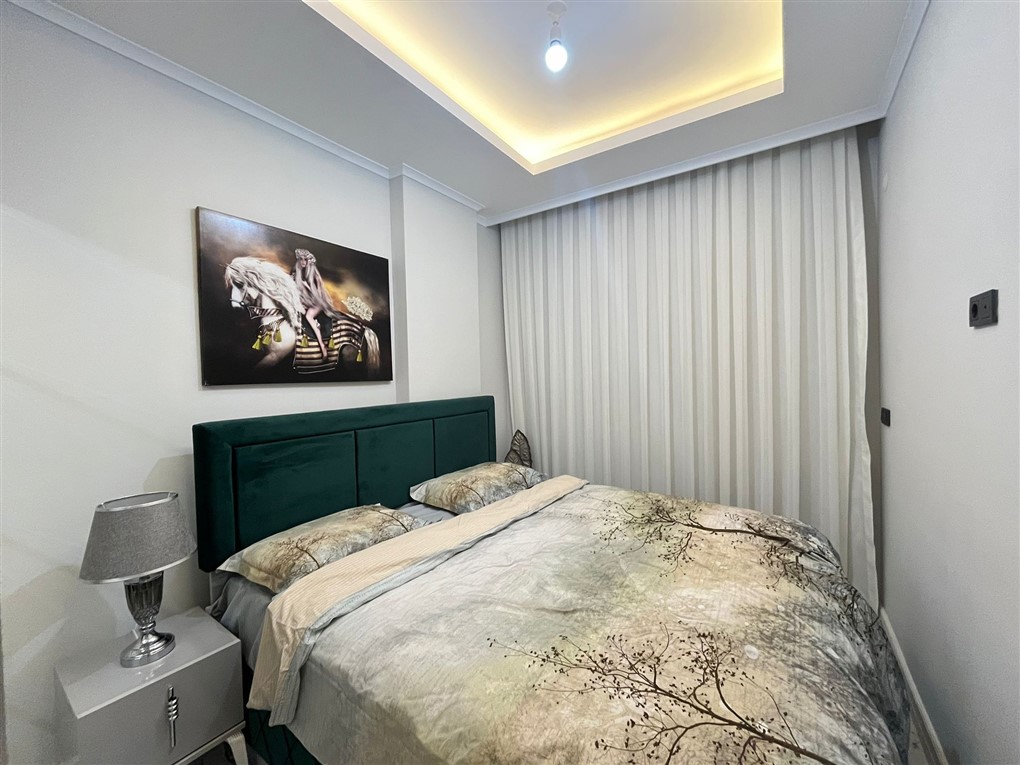 продажа укомплектованной квартиры 1+1 в районе Оба